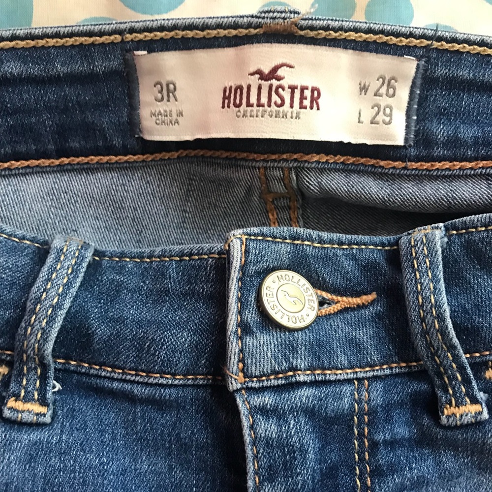 Low rise skinny jeans